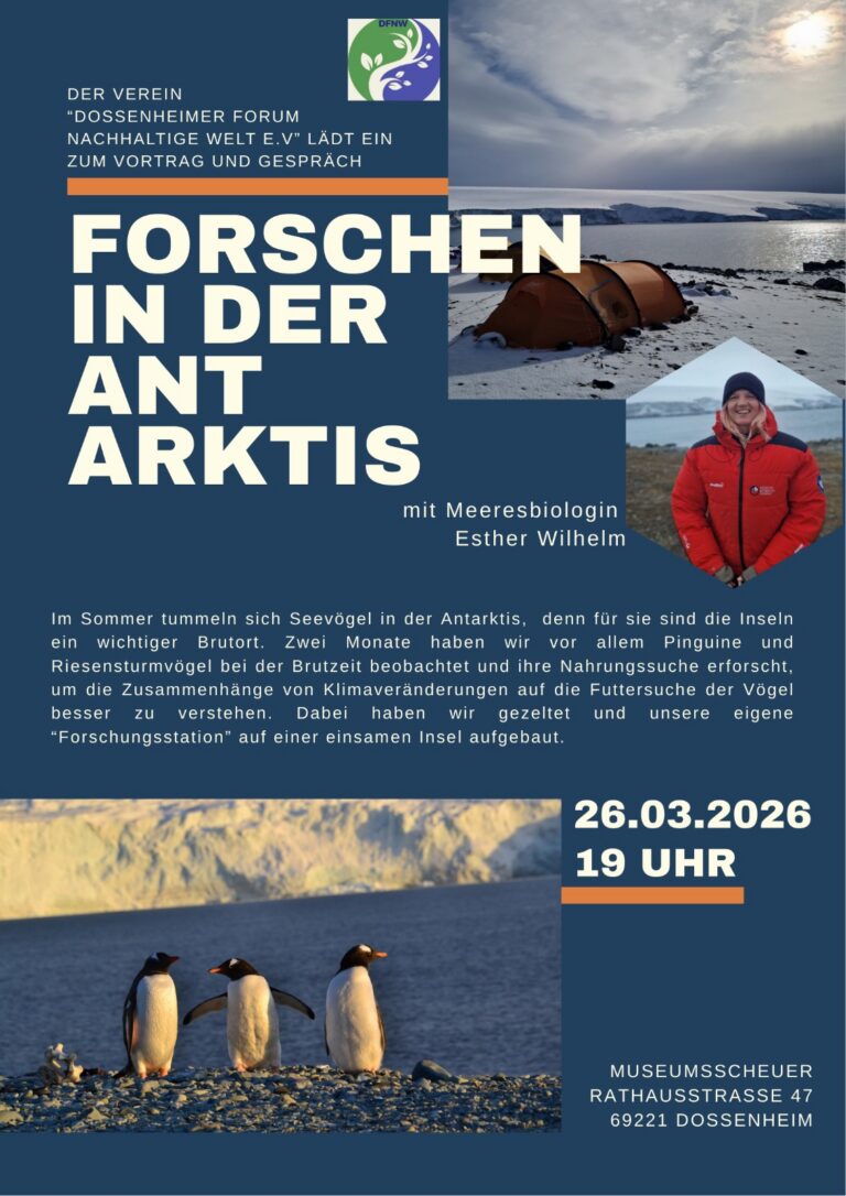Veranstaltungstipp: „Forschen in der Antarktis“